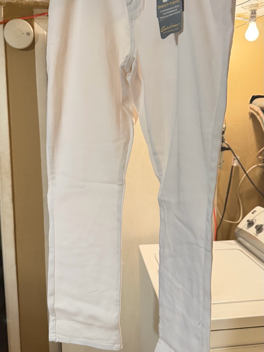 Salt Works White Stretch Chinos for Men